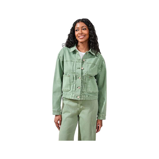 Tribal Sportswear Women's Comfort Stretch Denim Button-Front Jacket