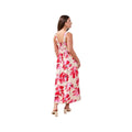 Tribal Sportswear Women's Sleeveless V-Neck Watercolor Midi Dress