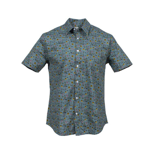 Jack + Sage Men's Wild Florals Short Sleeve Camp Shirt
