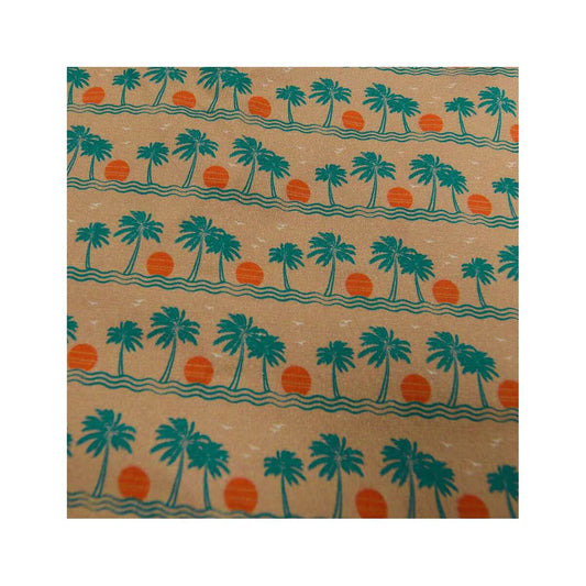 Jack + Sage Men's Sunset Palms Short Sleeve Camp Shirt