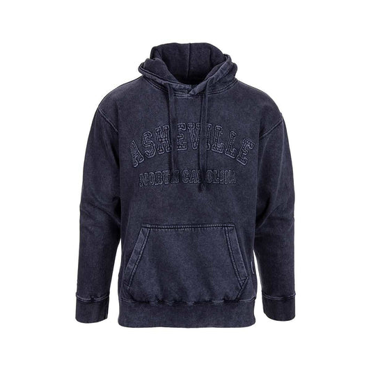 Bay Pointe Asheville Acid Wash Applique Pullover Hoodie