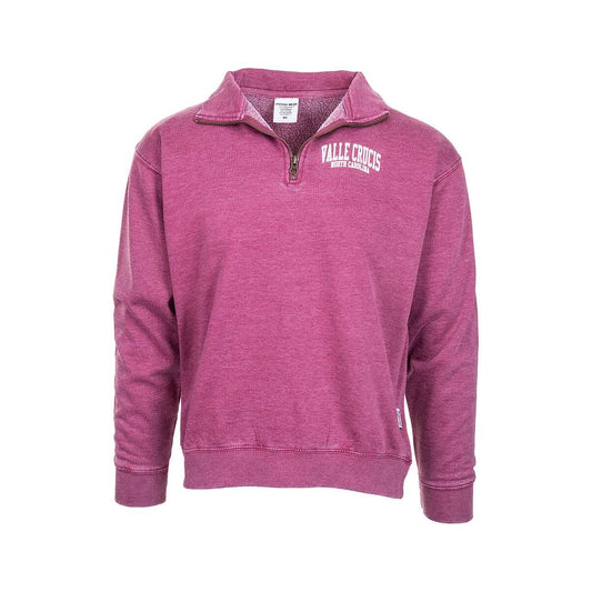 Bay Pointe Valle Crucis Burnwash Quarter Zip Long Sleeve Pullover