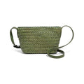 Pretty Persuasions Hand-Woven Faux Leather Crossbody Bag