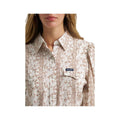 Wrangler Women's Western Smocked Long Sleeve Snap Blouse