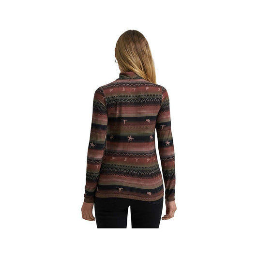Wrangler Women's Rambling Ridge Mock Neck Top