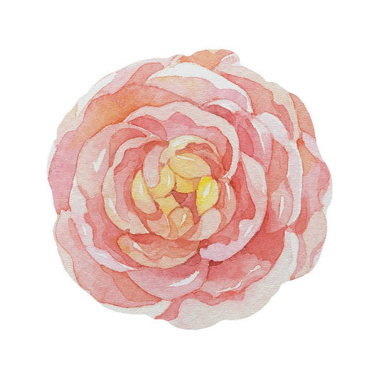 Davanti Pink Rose Round Placemat