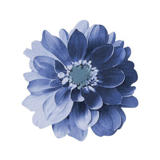 Davanti Blue Dahlia Flower Placemat