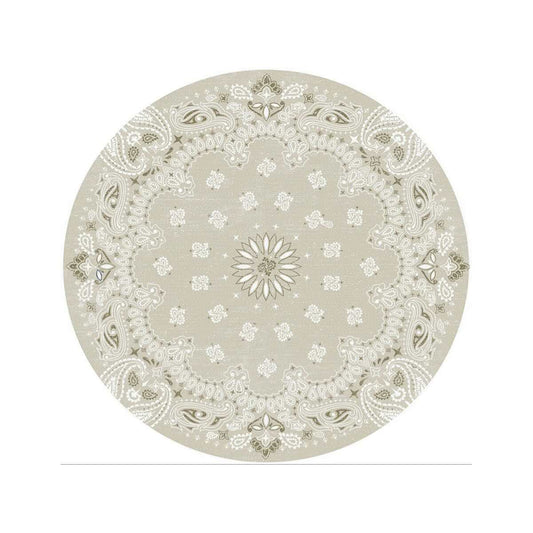 Davanti Beige Bandana Round Placemat