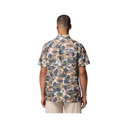 Columbia Men's University of Tennessee Collegiate PFG Super Slack Tide Short Sleeve Shirt