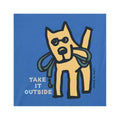 Life Is Good Men's Take It Outside Rocket Short Sleeve Crusher Lite T-Shirt