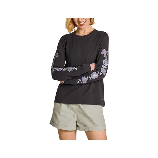 Life is Good Women's Kindness is Free Long Sleeve Crusher T-Shirt