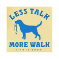 Life is Good Women's Less Talk More Walk V-Neck Short Sleeve T-Shirt