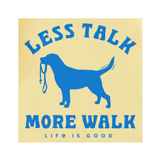 Life is Good Women's Less Talk More Walk V-Neck Short Sleeve T-Shirt