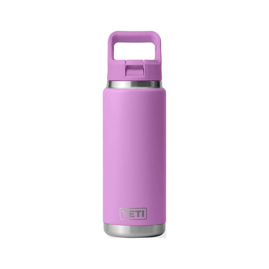 YETI Rambler 26 Ounce Water Bottle with Colo-Blocked Straw Cap