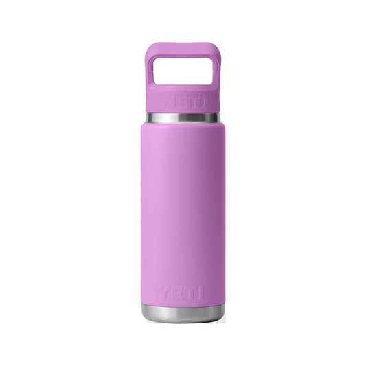 YETI Rambler 26 Ounce Water Bottle with Colo-Blocked Straw Cap