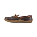 L.L.Bean Men's Handsewn Flannel-Lined Leather Slippers