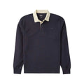 Katin Men's Ronan Long Sleeve Polo Rugby Shirt, Navy, alternate view 2
