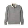 Katin Men's Ronan Long Sleeve Polo Rugby Shirt, Graphite, alternate view 2