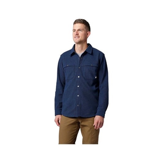 Marmot Men's Ferndale Button Down Long Sleeve Shirt Jacket, Nightfall Navy