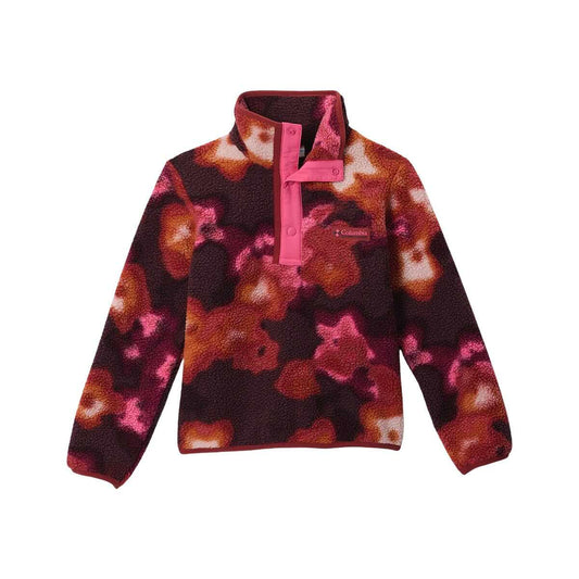 Columbia Kids' Helveta II Printed Half Snap Fleece Pullover