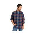 L.L.Bean Men's Traditional Fit Scotch Plaid Long Sleeve Flannel Shirt