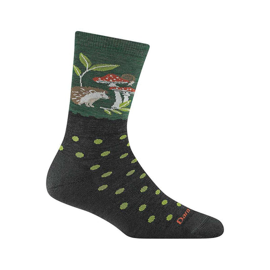 Darn Tough Women's Wild Life Hedgehog Lifestyle Crew Socks
