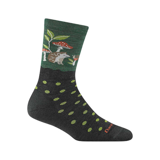Darn Tough Women's Wild Life Hedgehog Lifestyle Crew Socks