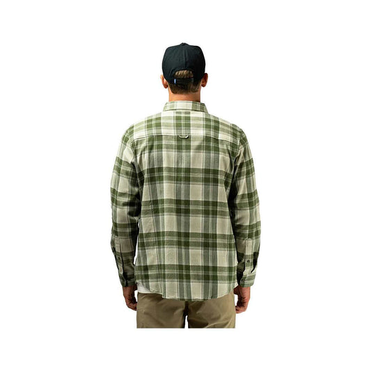 AFTCO Men's Lager Long Sleeve Flannel Shirt