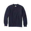 L.L.Bean Men's Sunwashed Textured Cotton Crewneck Sweater