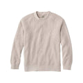 L.L.Bean Men's Sunwashed Textured Cotton Crewneck Sweater