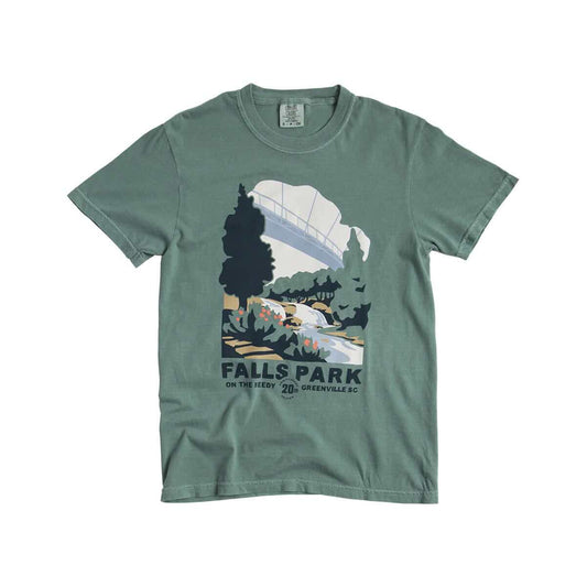 Dapper Ink Greenville Falls Park Short Sleeve T-Shirt