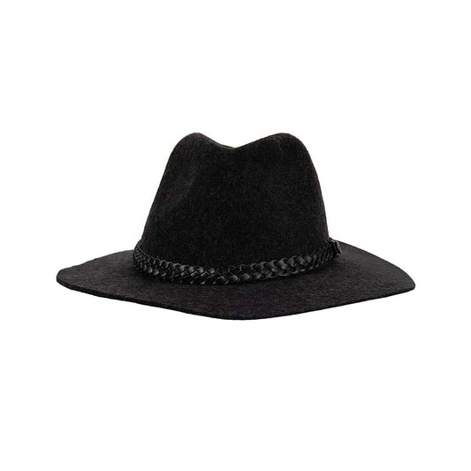 Pistil Women's Chelsea Felted Wide Brim Hat, Charcoal
