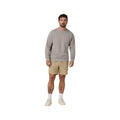 Vuori Jeffreys Crew 2.0 Long Sleeve T-Shirt, Mocha Heather, alternate view 2
