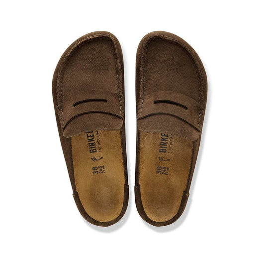 Birkenstock Men's Naples Wrapped Suede Leather Clogs