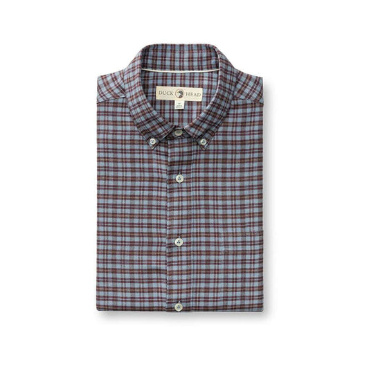 Duck Head Men's Cotton Flannel Long Sleeve Sport Shirt