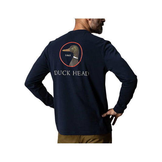 Duck Head Men's Logo Long Sleeve T-Shirt