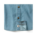 Duck Head Men's Denim Snap Button Up Long Sleeve Shirt