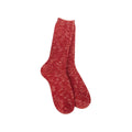 World's Softest Women's Weekend Cotton Slub Marled Crew Socks