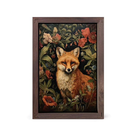 P. Graham Dunn Fox Framed Linen Wall Art