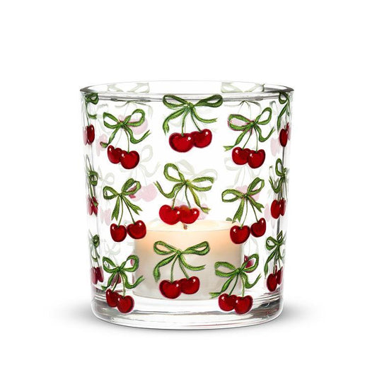 Abbott Collection Cherries Votive Holder