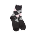 World's Softest Women's Weekend Argyle Ruffle Mini Crew Socks