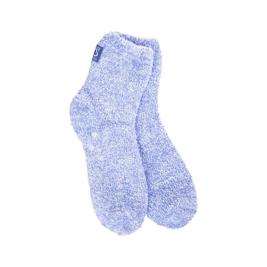 World's Softest Women's Cozy Quarter Crew Socks with Grippers