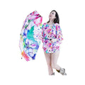 Original USA Watercolor Flowers Umbrella