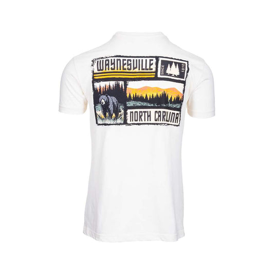 Waynesville Squared Off Mountains Short Sleeve T-Shirt