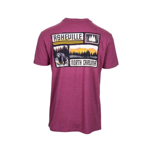 Asheville Squared Off Mountains Short Sleeve T-Shirt