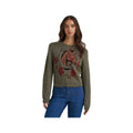Wrangler Women's Horse Rose Crew Sweater
