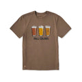 Life is Good Men's Fall Beer Colors Short Sleeve Crusher T-Shirt
