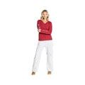Life is Good Women's All the Snowflakes V-Neck Long Sleeve Crusher T-Shirt