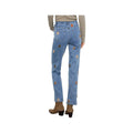 Charlie B Women's Floral Embroidery Straight Leg Jeans