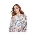 Charlie B Women's Reversible Printed Crew Sweater